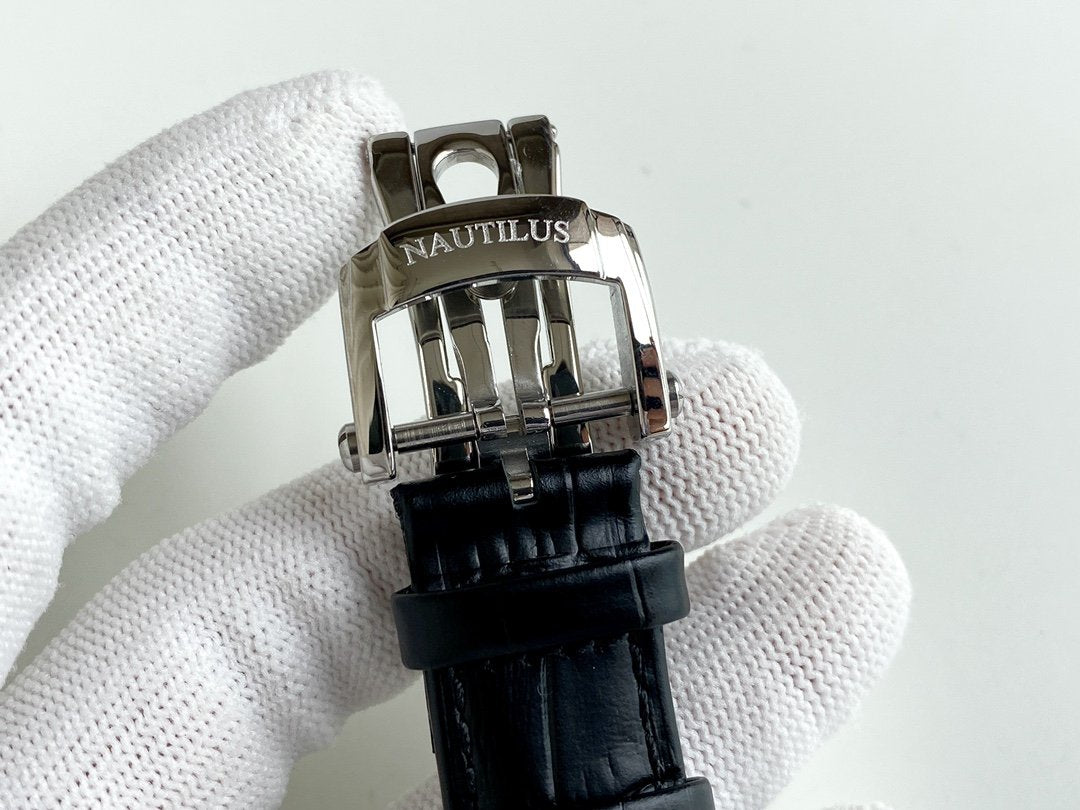 NAUTILUS STAINLESS STEEL 40MM WHITE DIAL