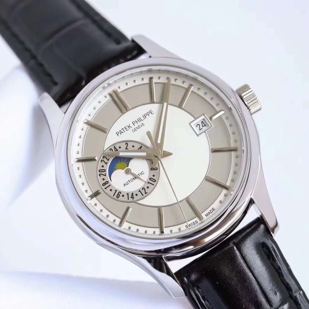 PATEK COMPLICATIONS MOONPHASE STAINLESS STEEL