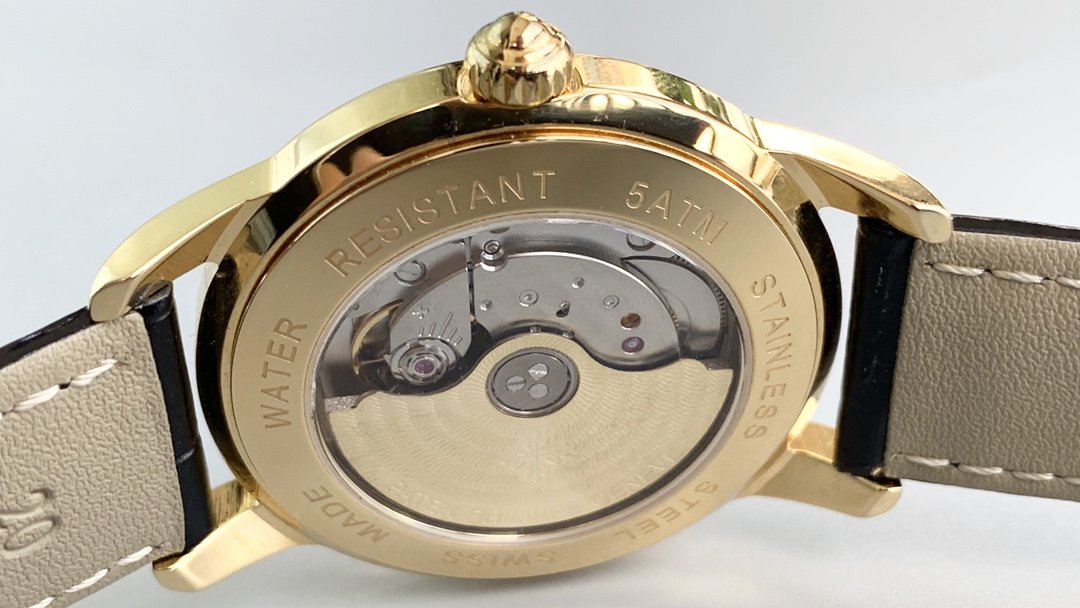 PATEK CALATRAVA 40 GOLD CASE BLACK DIAL