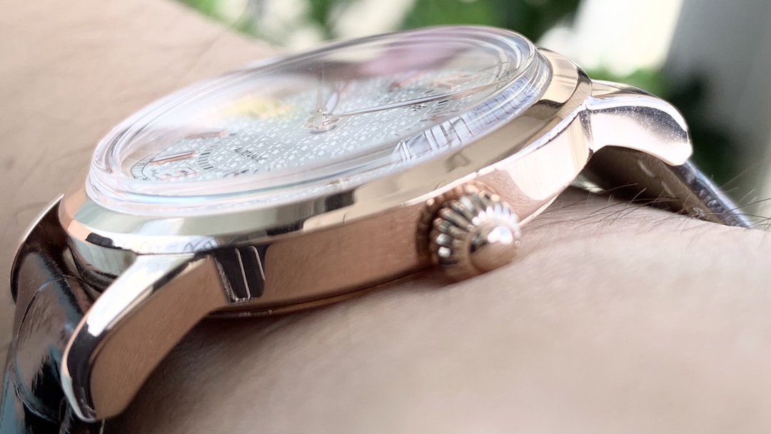 PATEK CALATRAVA 40 ROSE GOLD CASE BLACK DIAL