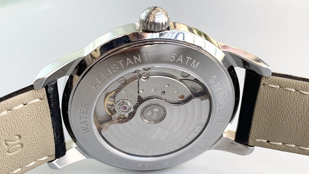 PATEK CALATRAVA 40 STEEL CASE BLACK DIAL