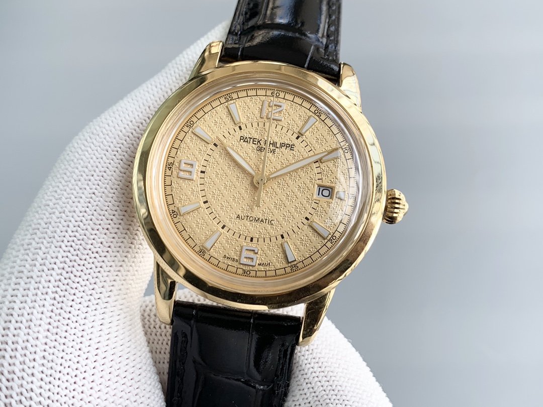 PATEK CALATRAVA 40 GOLD CASE YELLOW GOLD DIAL