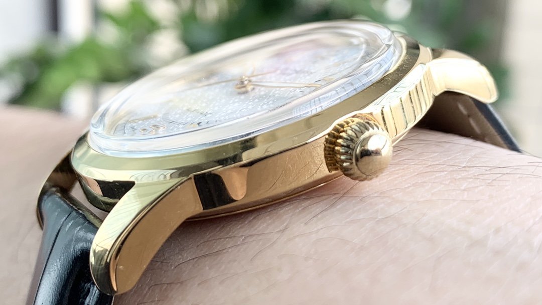 PATEK CALATRAVA 40 GOLD CASE YELLOW GOLD DIAL