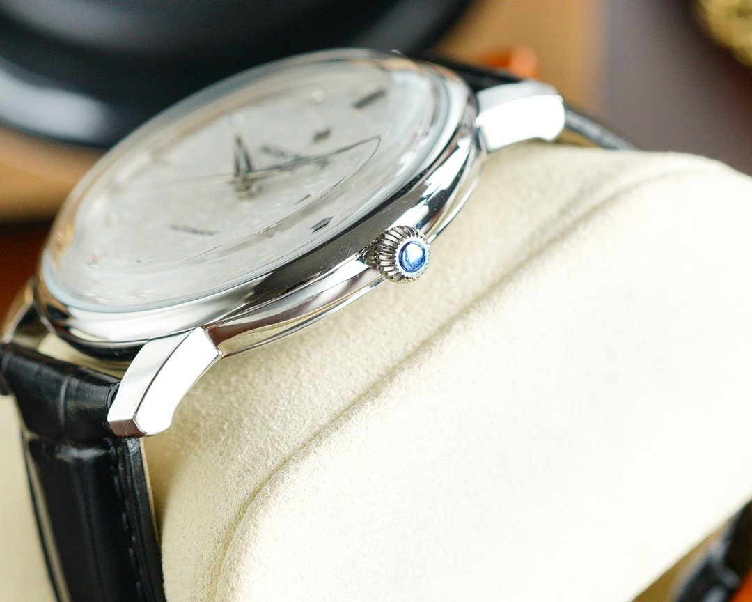 PATEK CALATRAVA 40 WHITE DIAL LEATHER