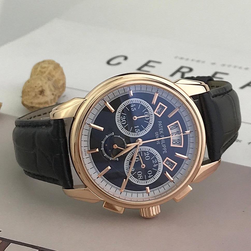 PATEK COMPLICATIONS QUARTZ 43MMANNUAL CALENDAR ROSE GOLD