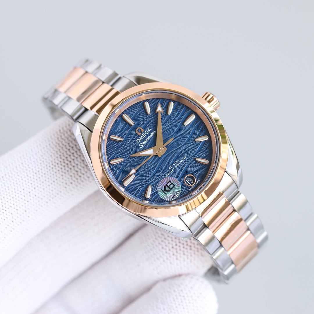 SEAMASTER CO-AXIAL 34MM ROSE GOLD STEEL