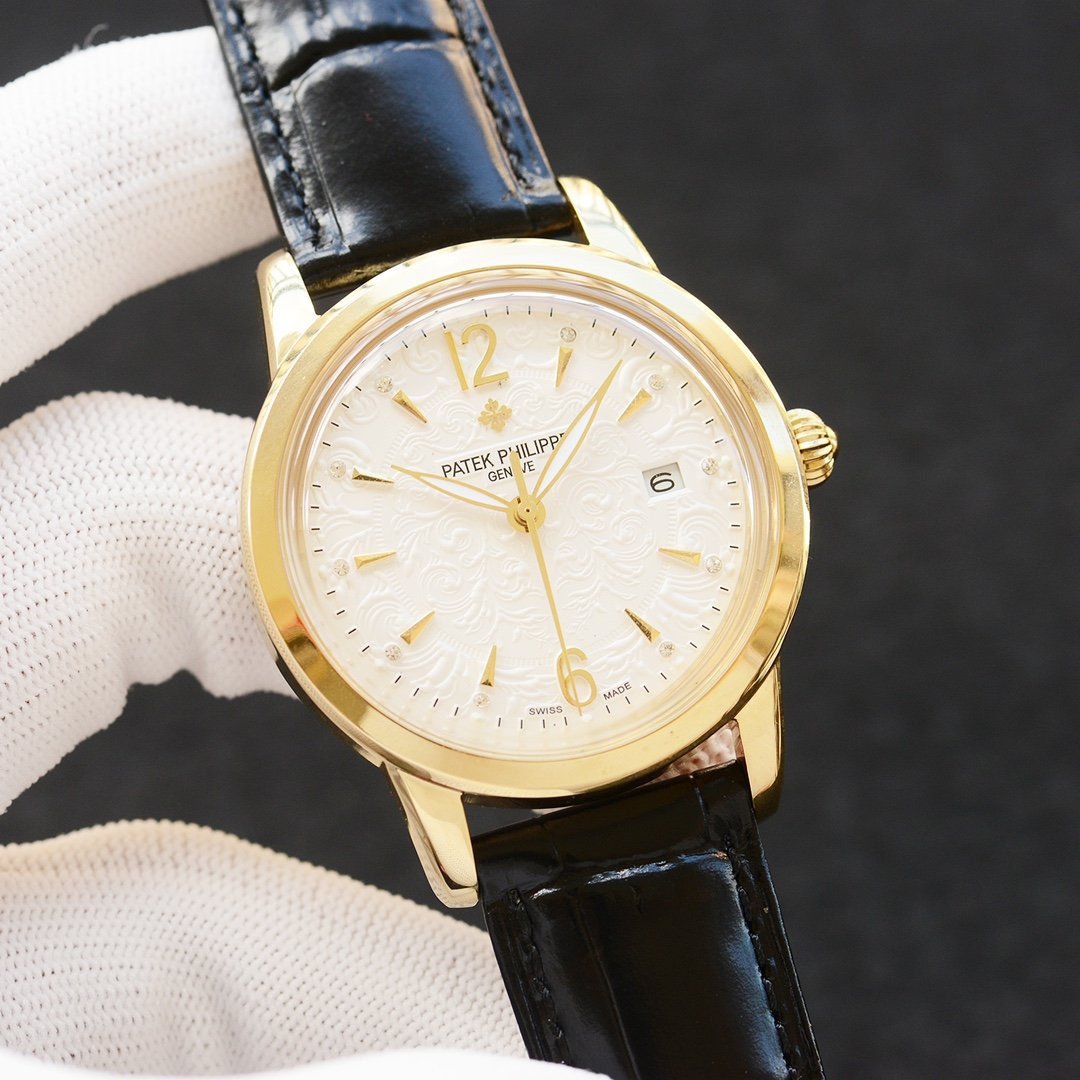 PATEK CALATRAVA 40MM ENGRAVED DIAL