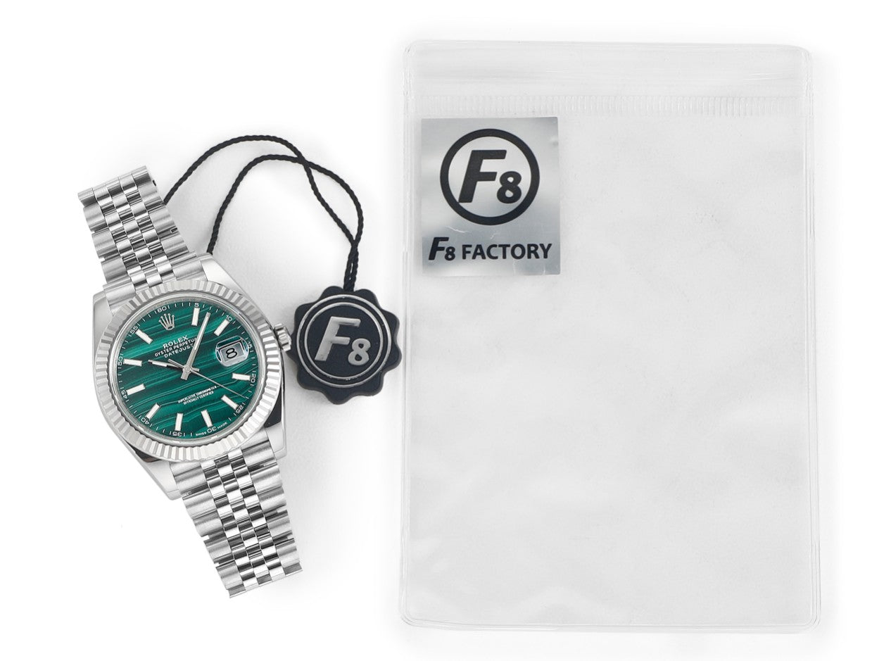 DATEJUST 41MM CUSTOM STEEL CASE MALACHITE DIAL