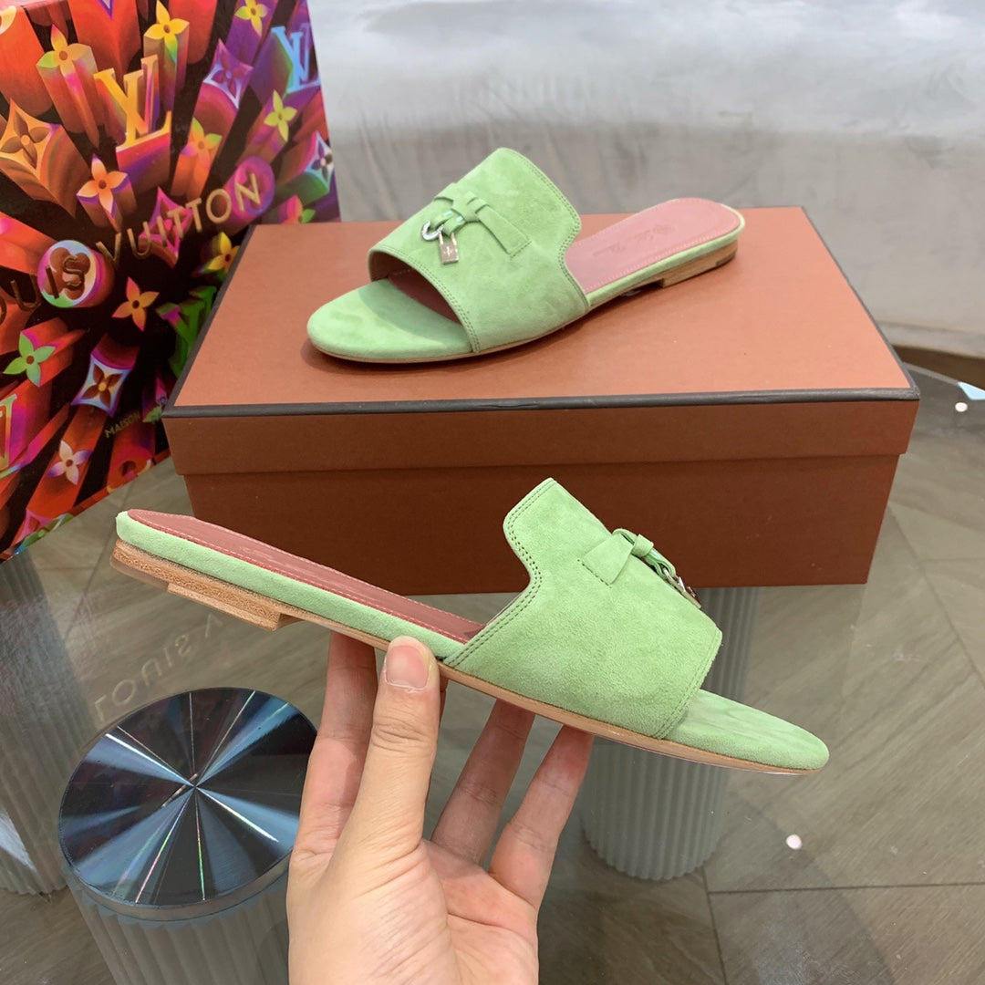 LP SUMMER CHARMS SANDALS MINT SUEDE