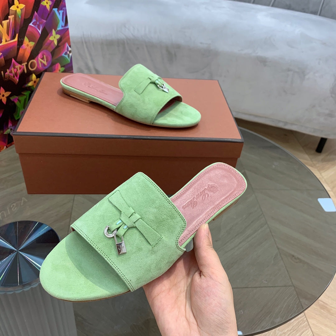 LP SUMMER CHARMS SANDALS MINT SUEDE