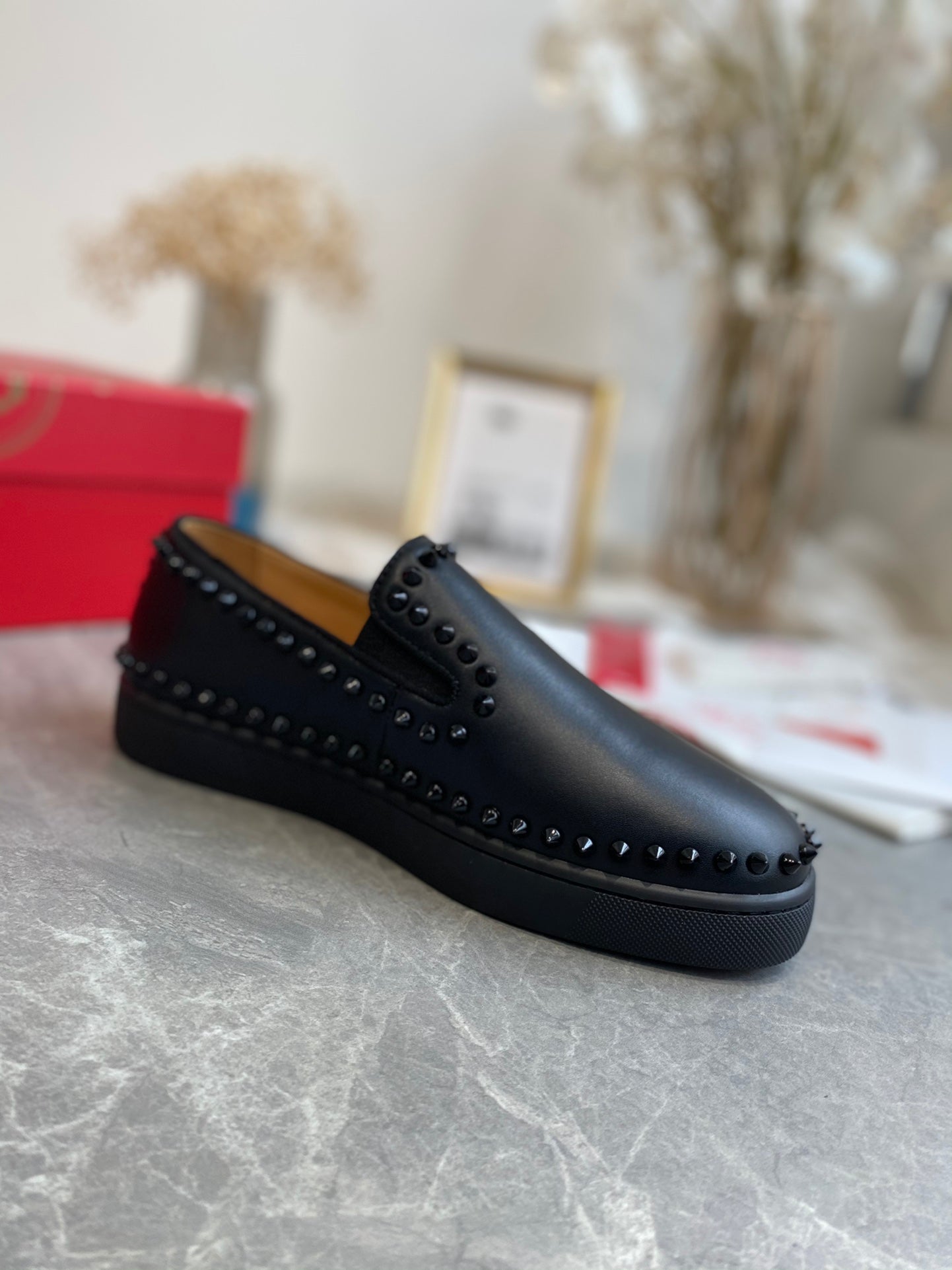 CL Loafers Cowhide and Spikes 242392