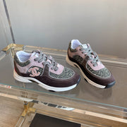 CC Sneaker In Multicolor Suede 145634