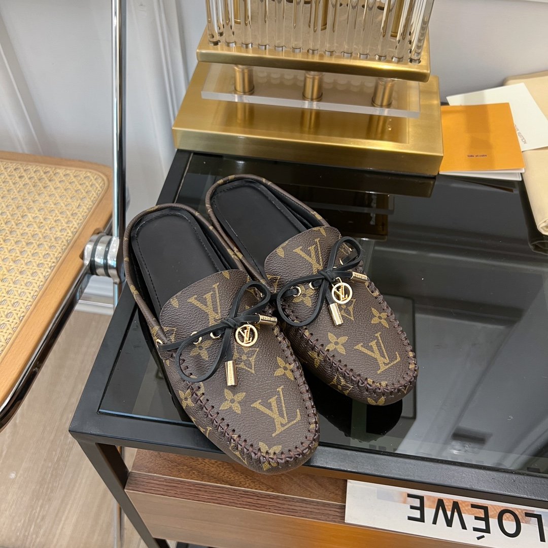 LV COSY FLAT CLASSIC MONOGRAM BROWN