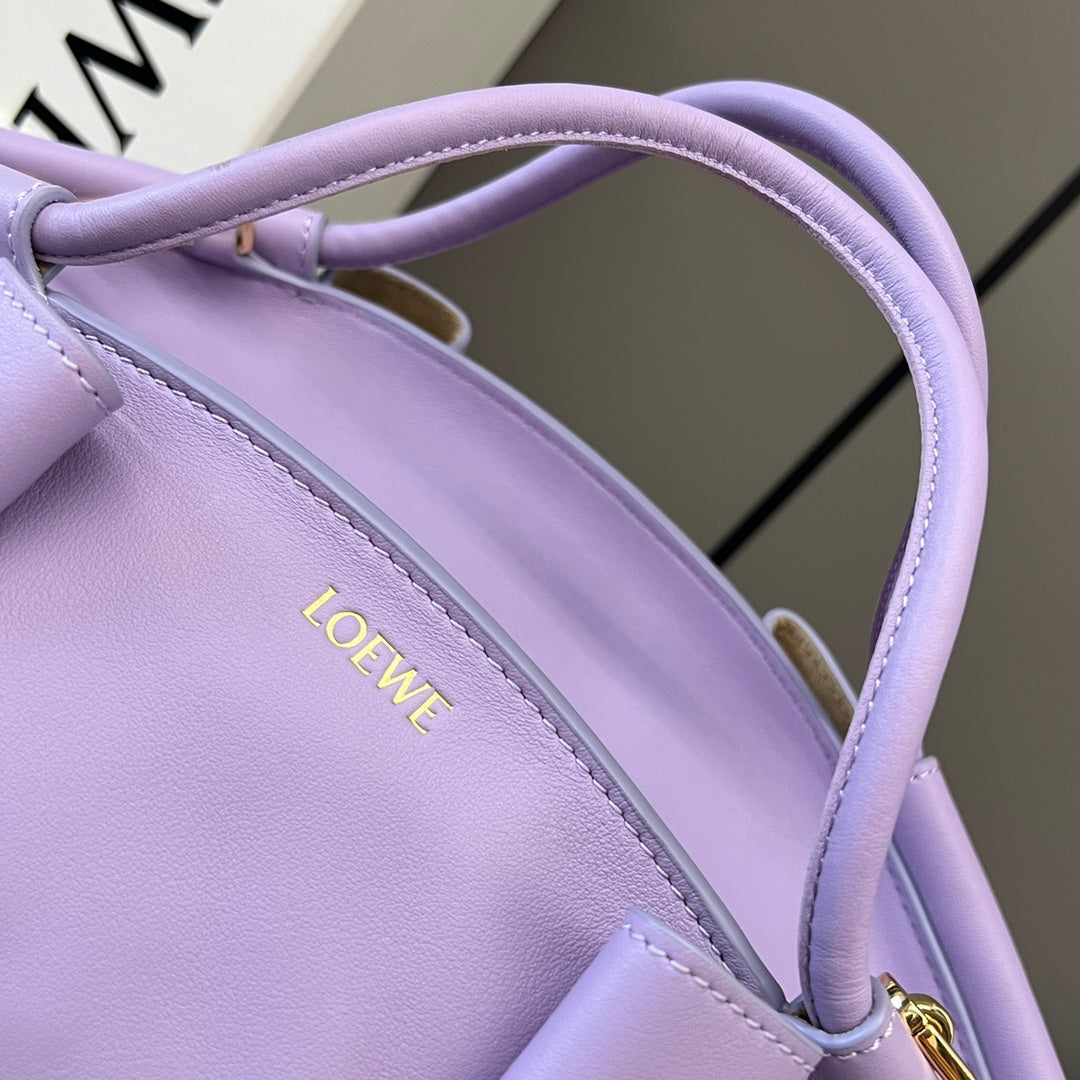 Loewe Small Dumpling Bag 35 Light Purple Calfskin 280649