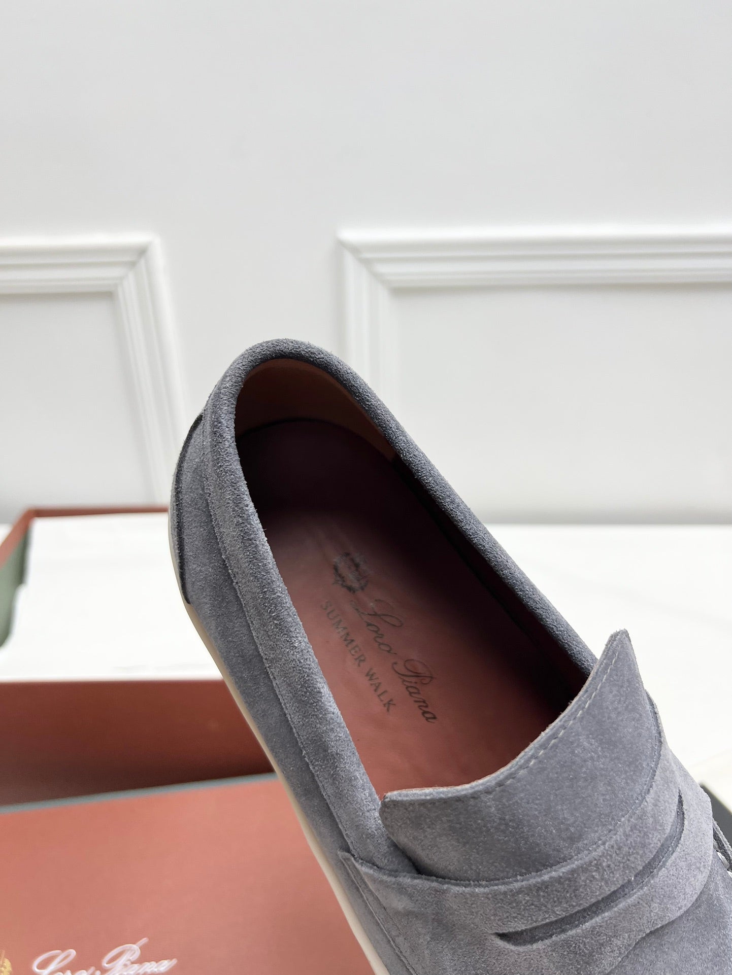 LP SUMMER WALK LOAFERS DARK GREY SUEDE