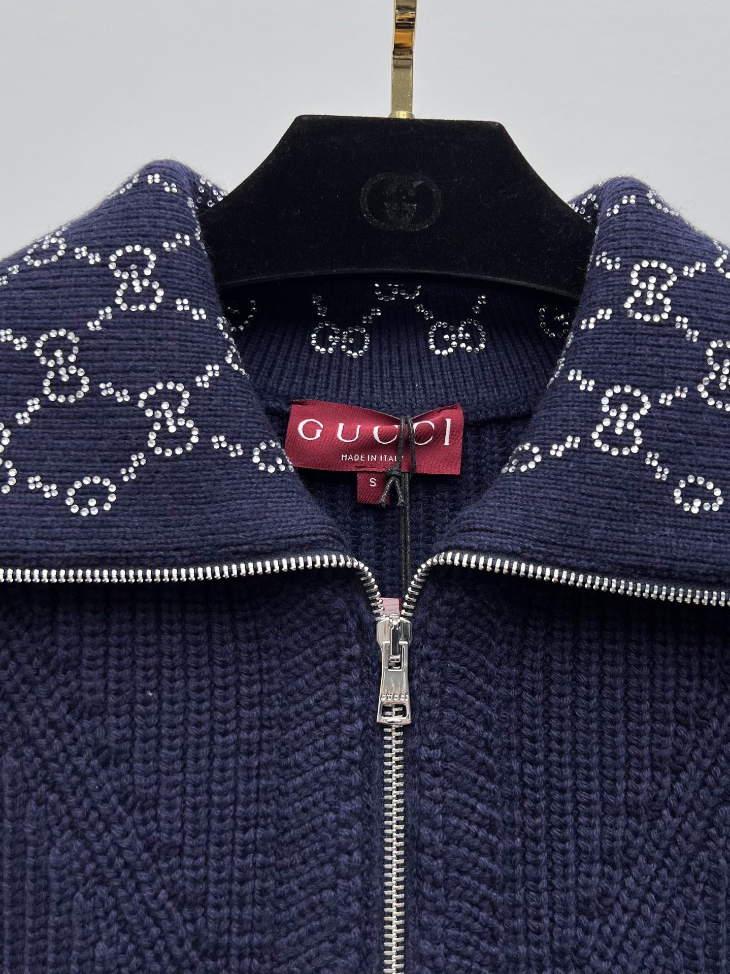 GG 25 Jacket Navy Blue Wool 0030