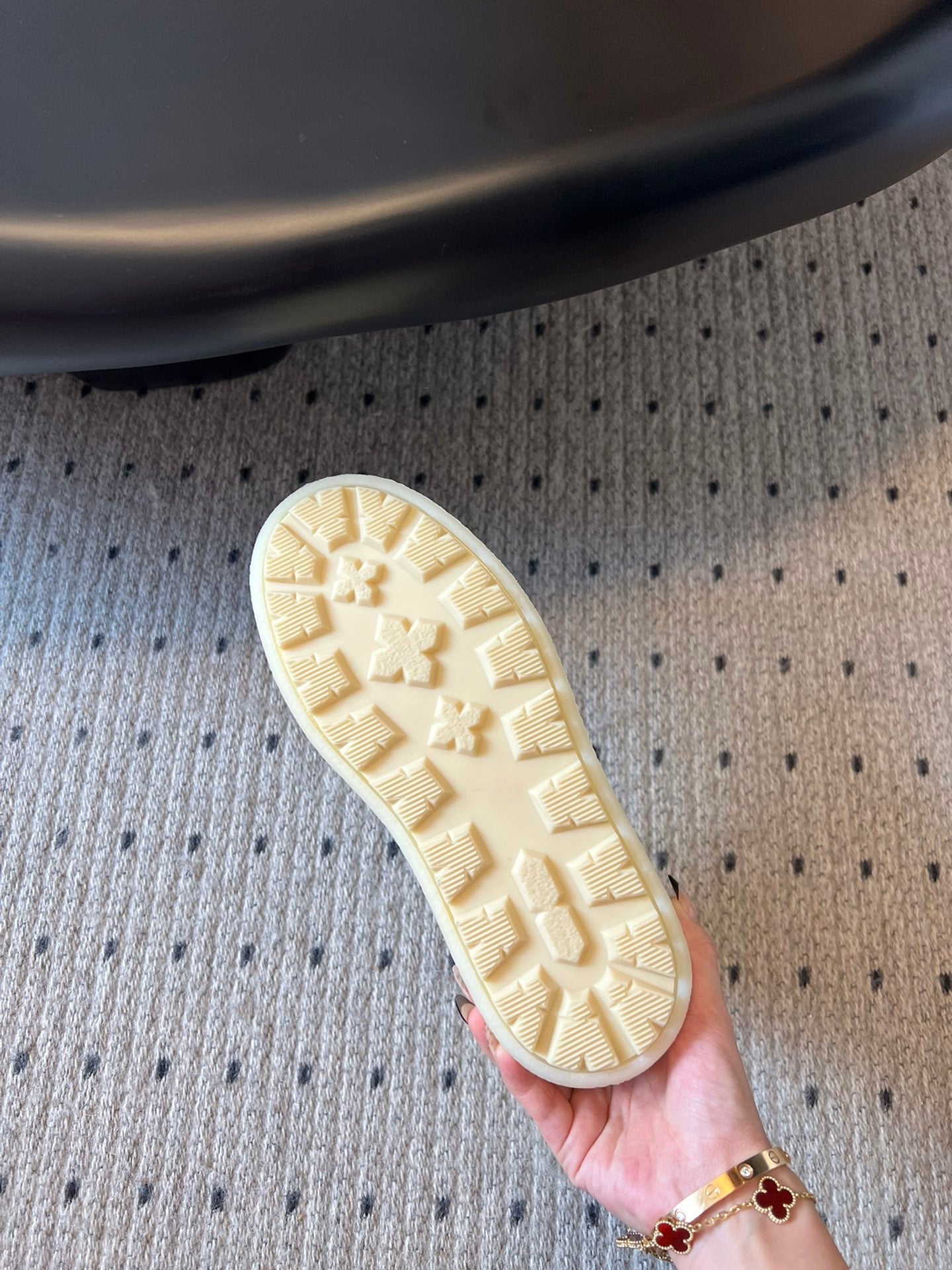 Prada 25s Mid-Top Sneaker Black Suede And Wool 538435