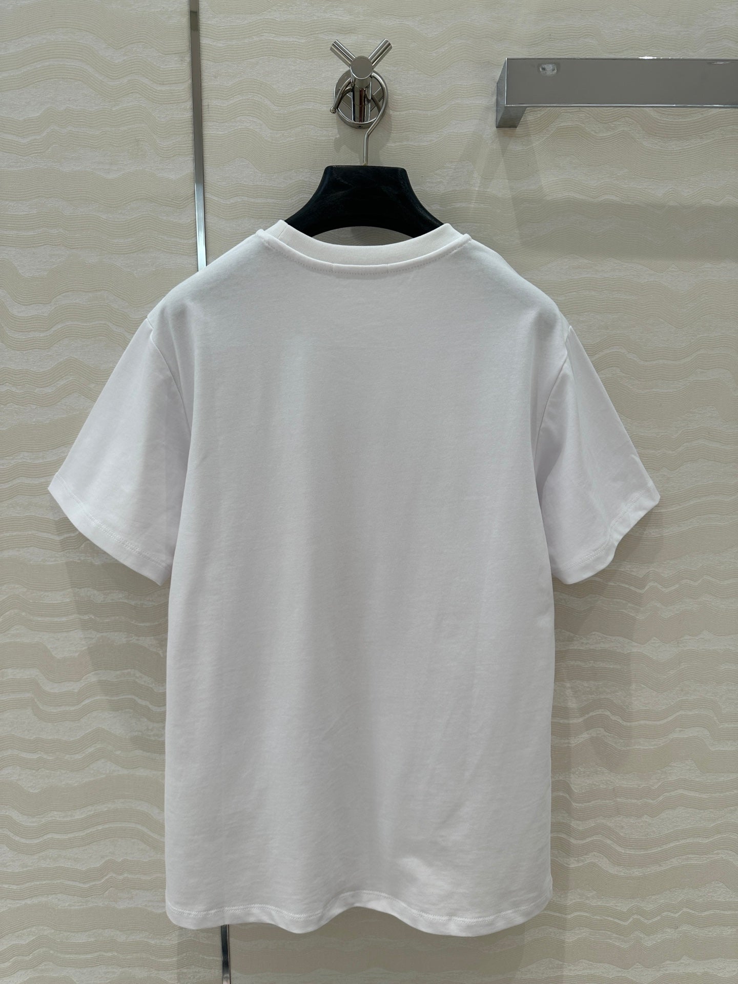 LV Floral Pattern Combined With Flying Birds White Pink Cotton