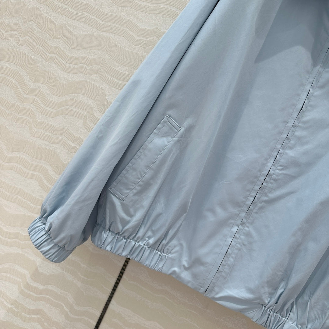 Prada Old Cadre Jacket Blue Cotton