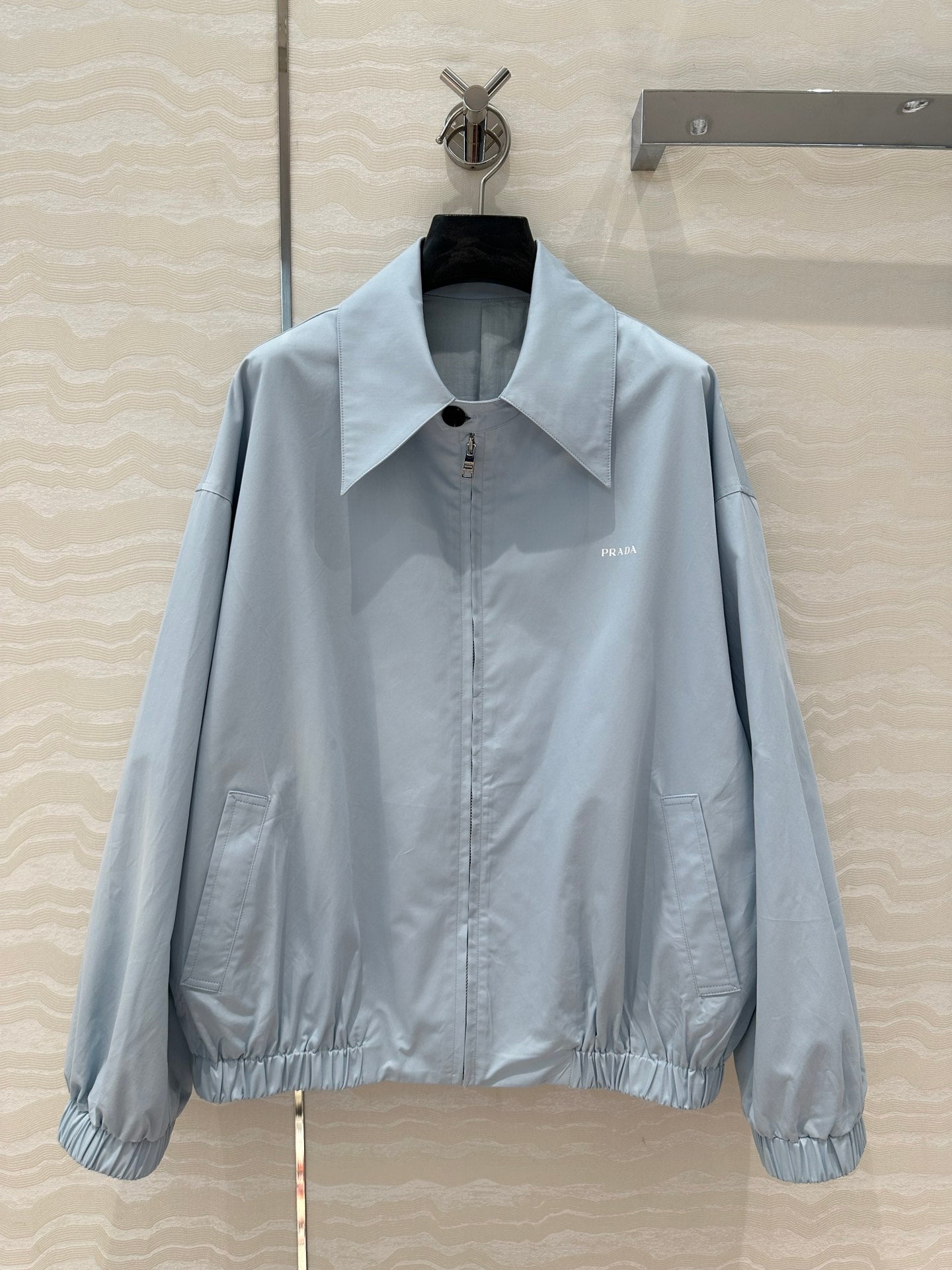 Prada Old Cadre Jacket Blue Cotton