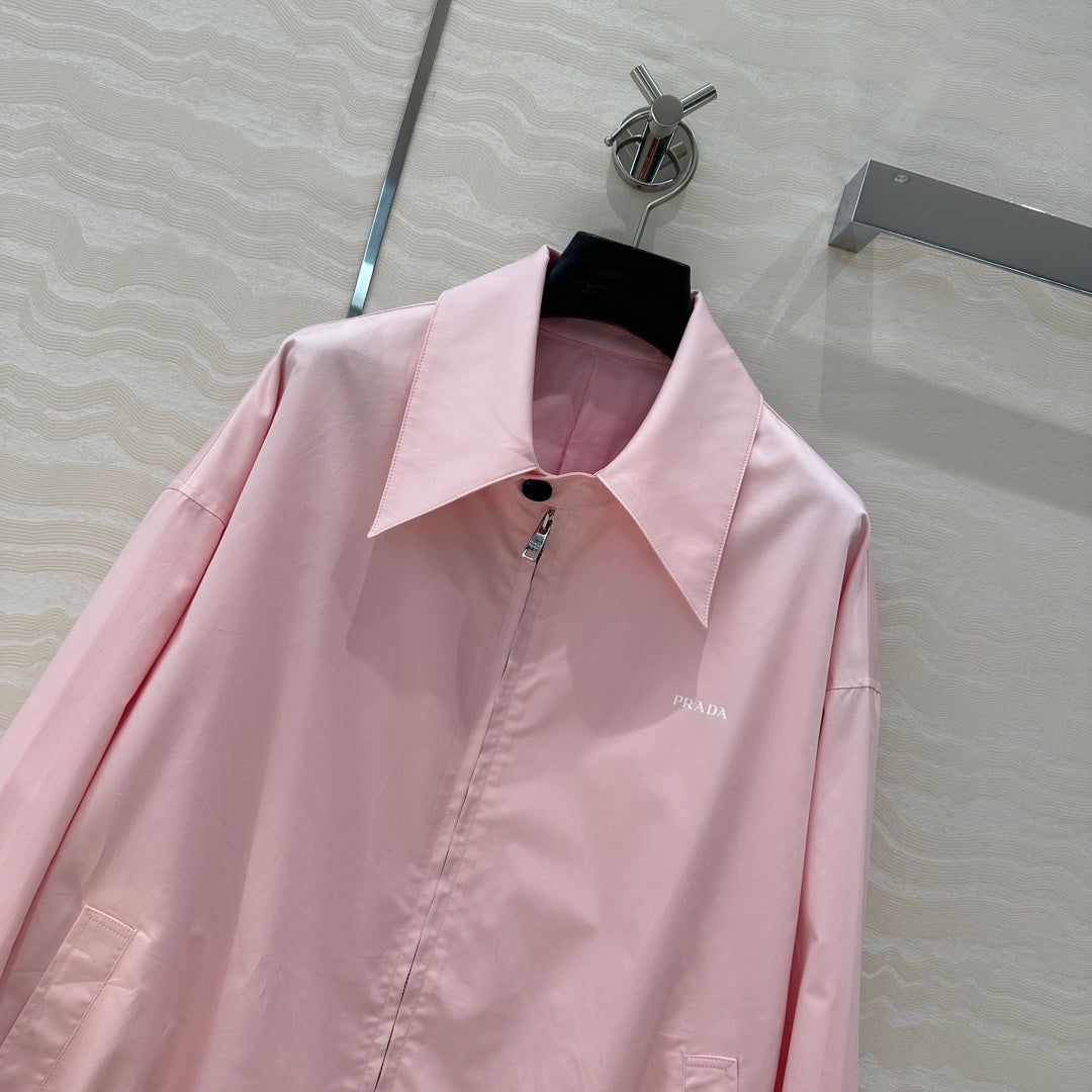 Prada Old Cadre Jacket Pink Cotton