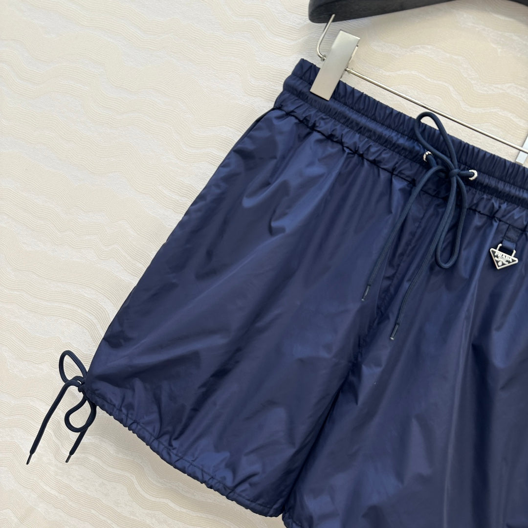 Prada Short Navy Blue Poliamida