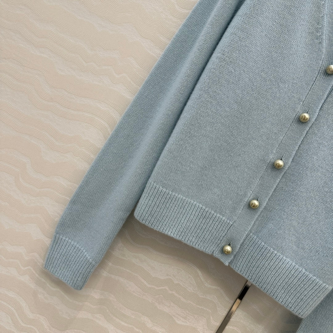 Dior 2025 Cardigan Blue Cashmere