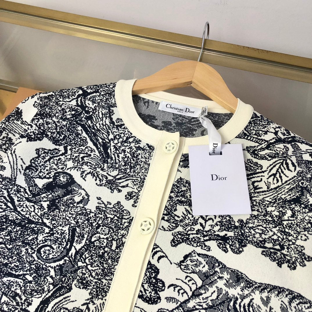 CD 25 Sauvage Print Short Jacket 296209