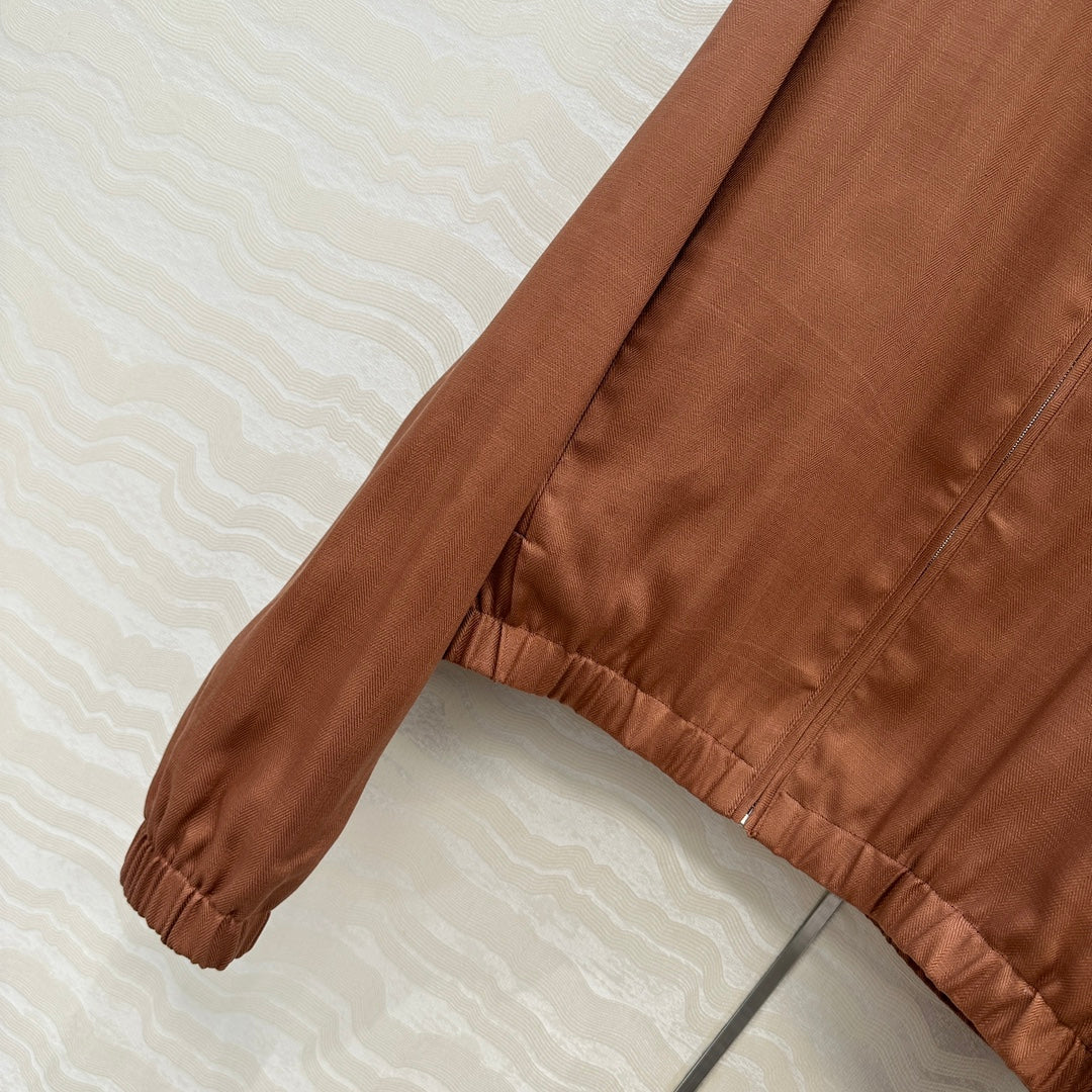 LP 25  Jacket Brown Tencel Linen 293151