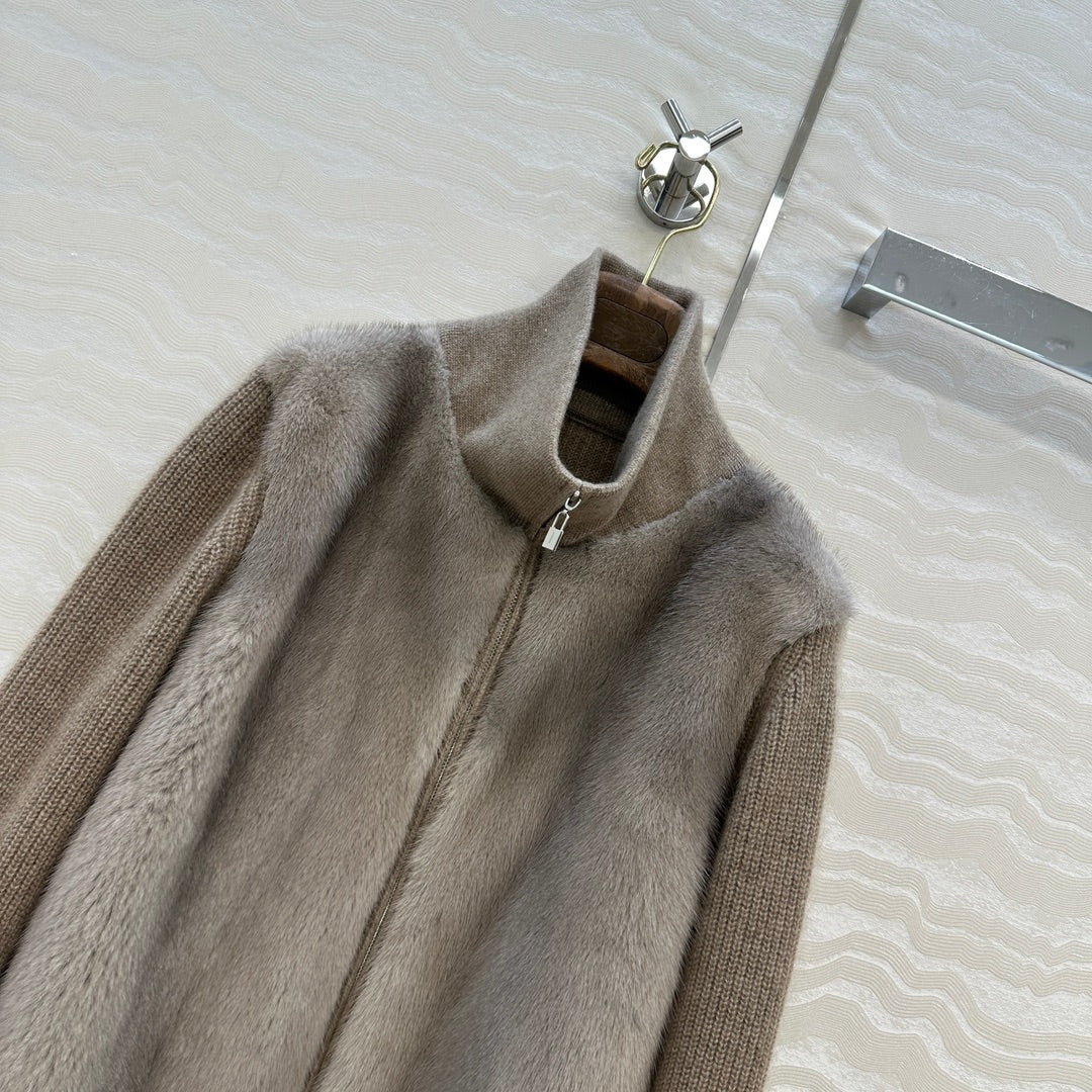 LP 25 Coat Taupe Fur Cashmere 299023