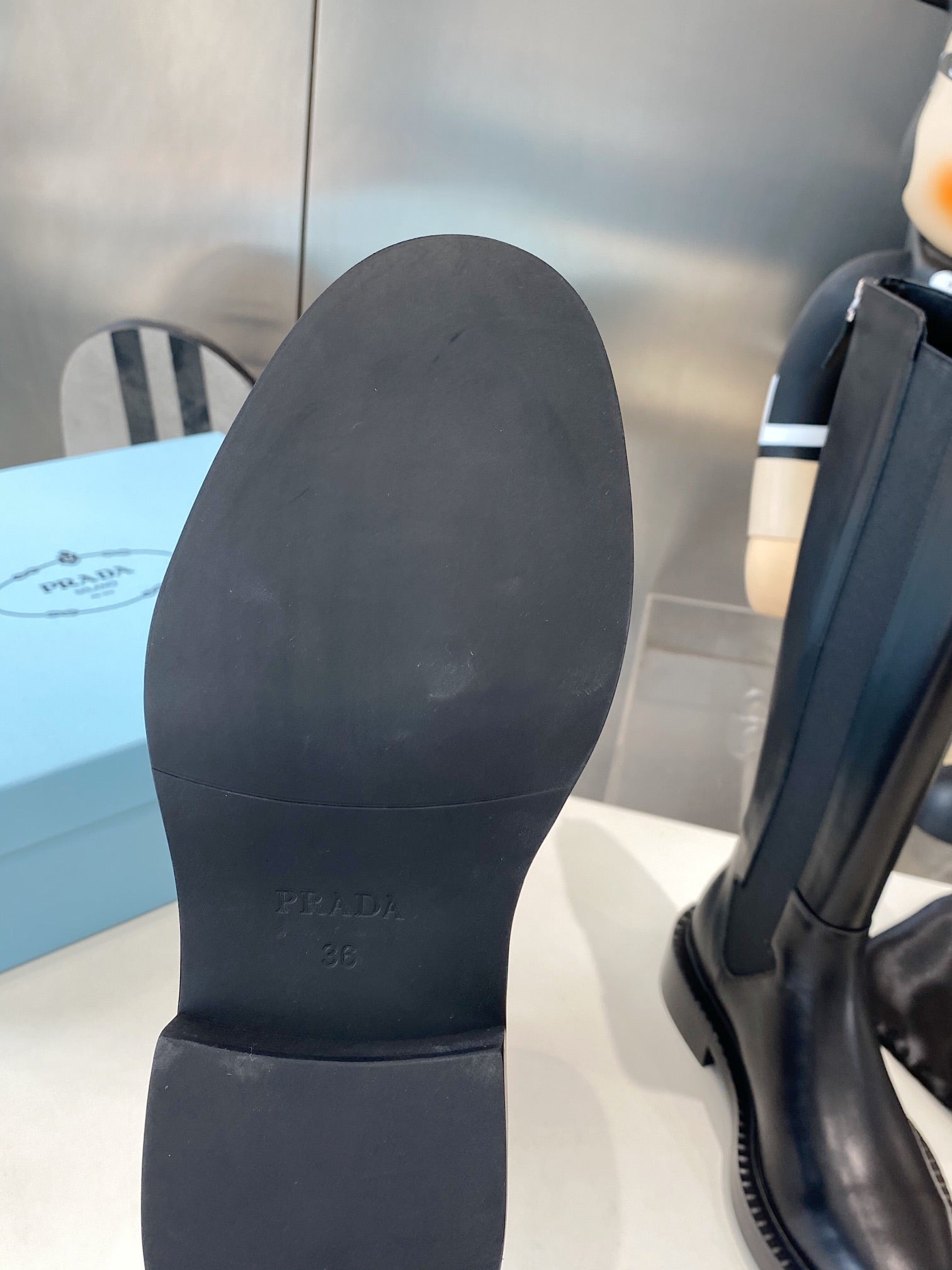 PRA high boots black cowhide 479030