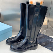 PRA high boots black patent leather 479031
