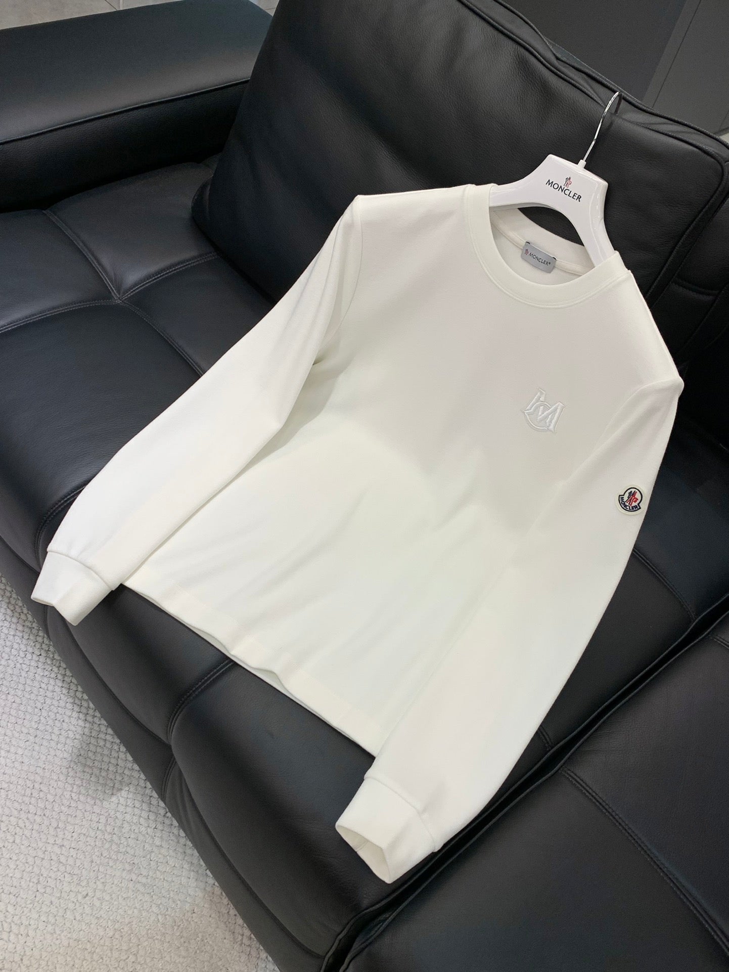 MC 2025 Long-sleeved T-shirt White Cotton
