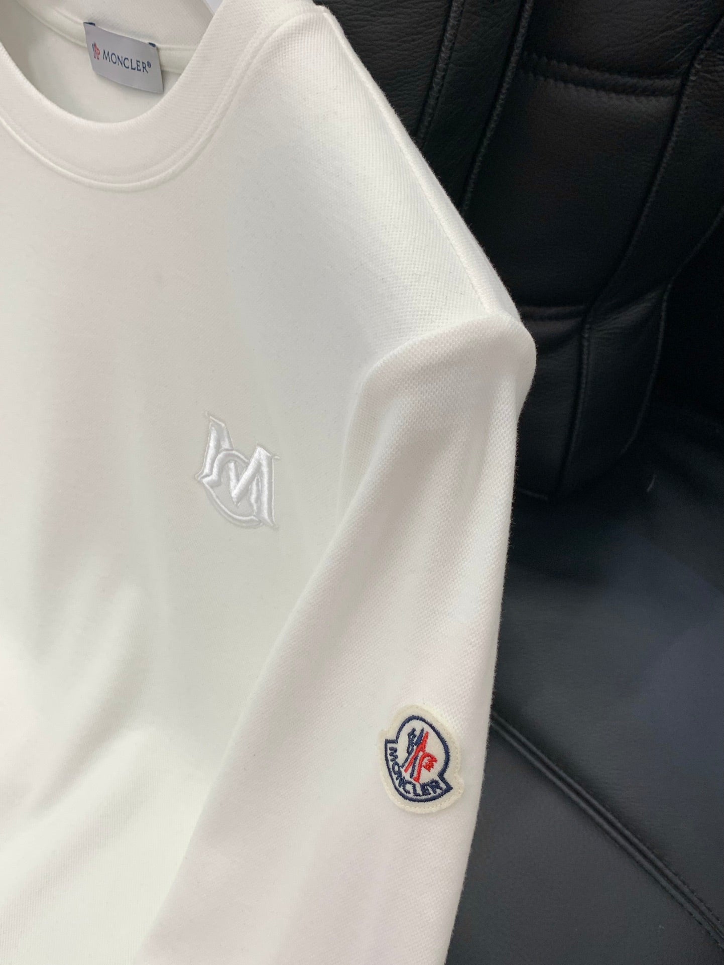 MC 2025 Long-sleeved T-shirt White Cotton