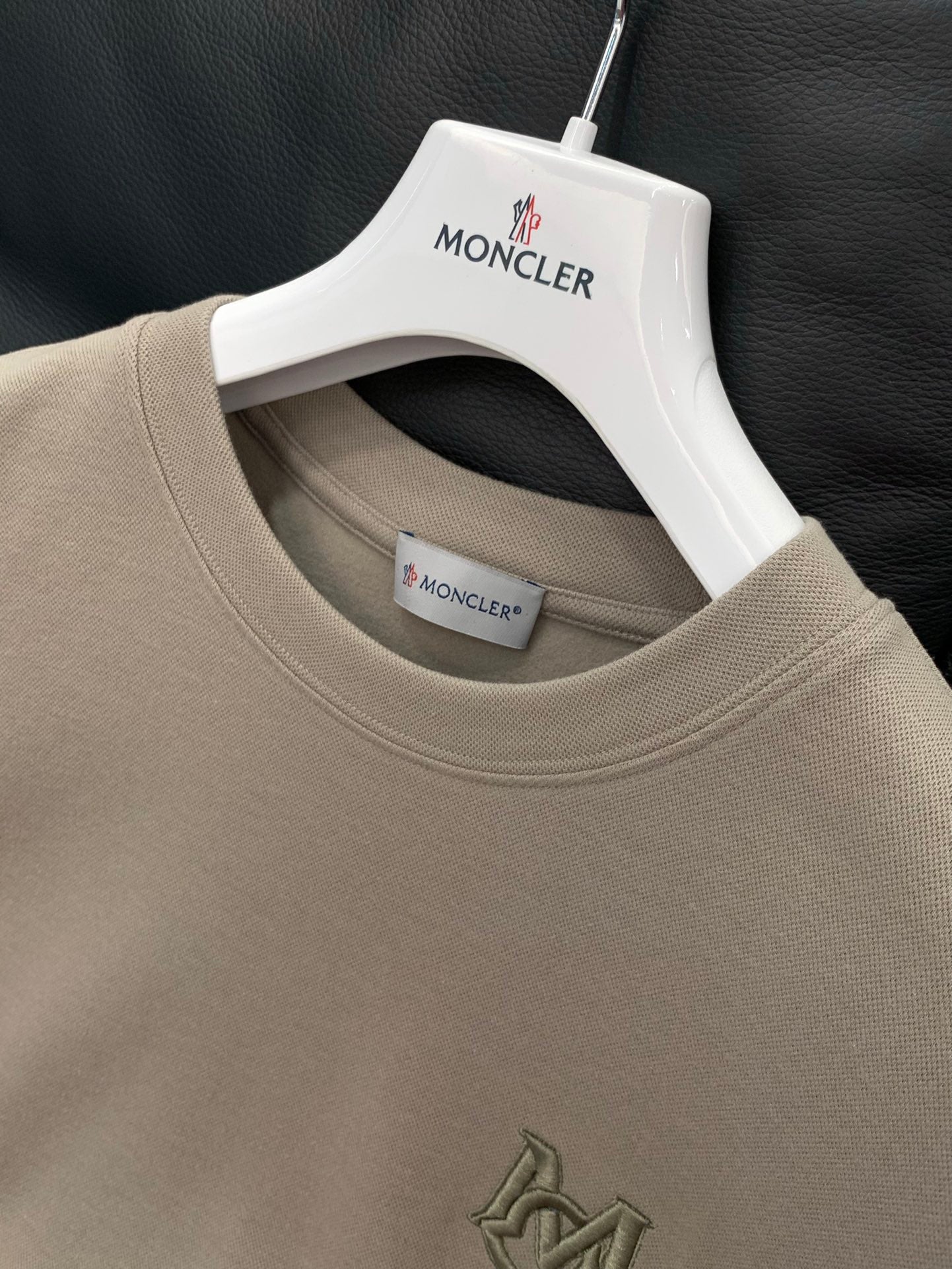 MC 2025 Long-sleeved T-shirt Beige Cotton