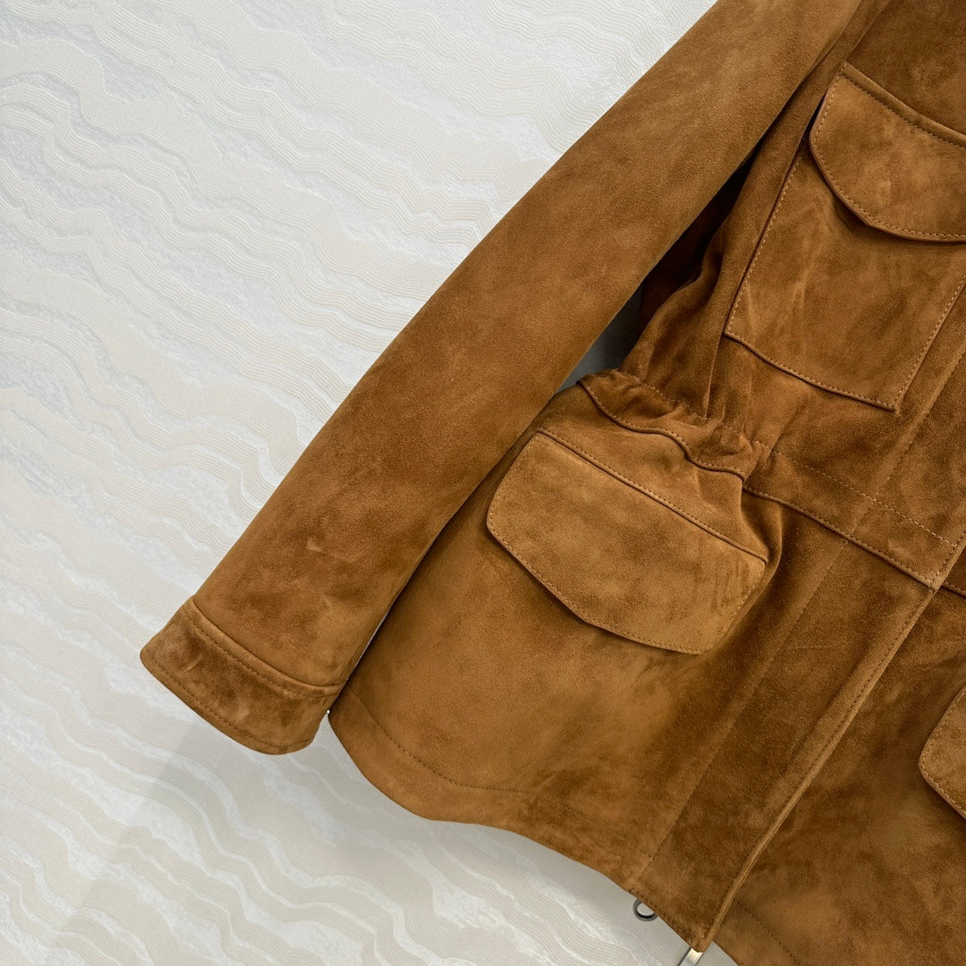 LP 25 Jacket Camel Suede Lambskin 314086