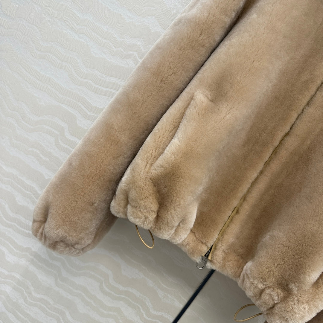 LP 25 Bomber Jacket  Pine Nuts Shearling Leather 314257