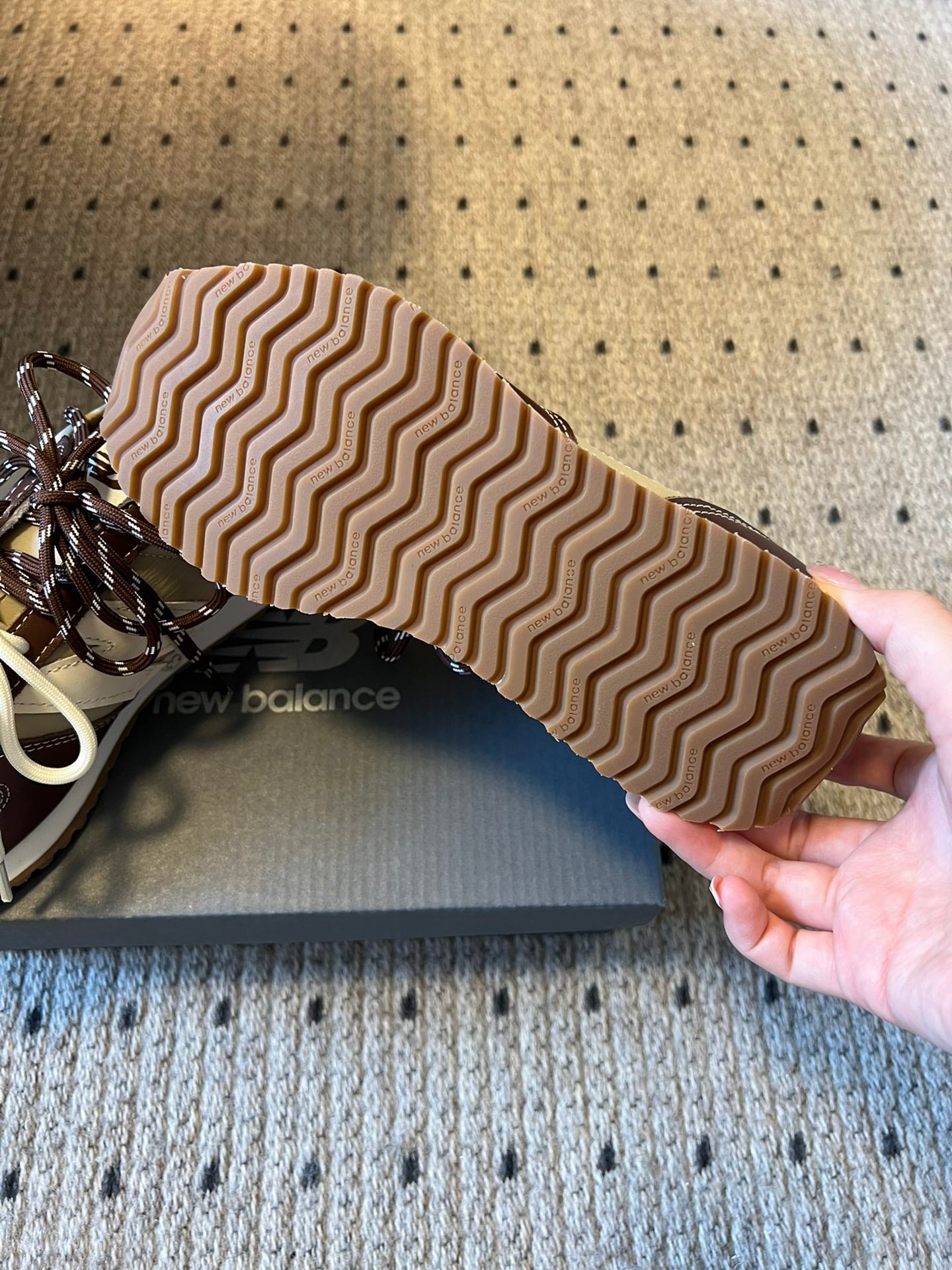 MiuMiu sneakers brown white sheepskin 522053