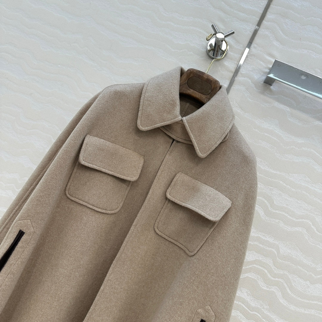 LP 25 Gilda Cape Light Beige Cashmere Wool 314023