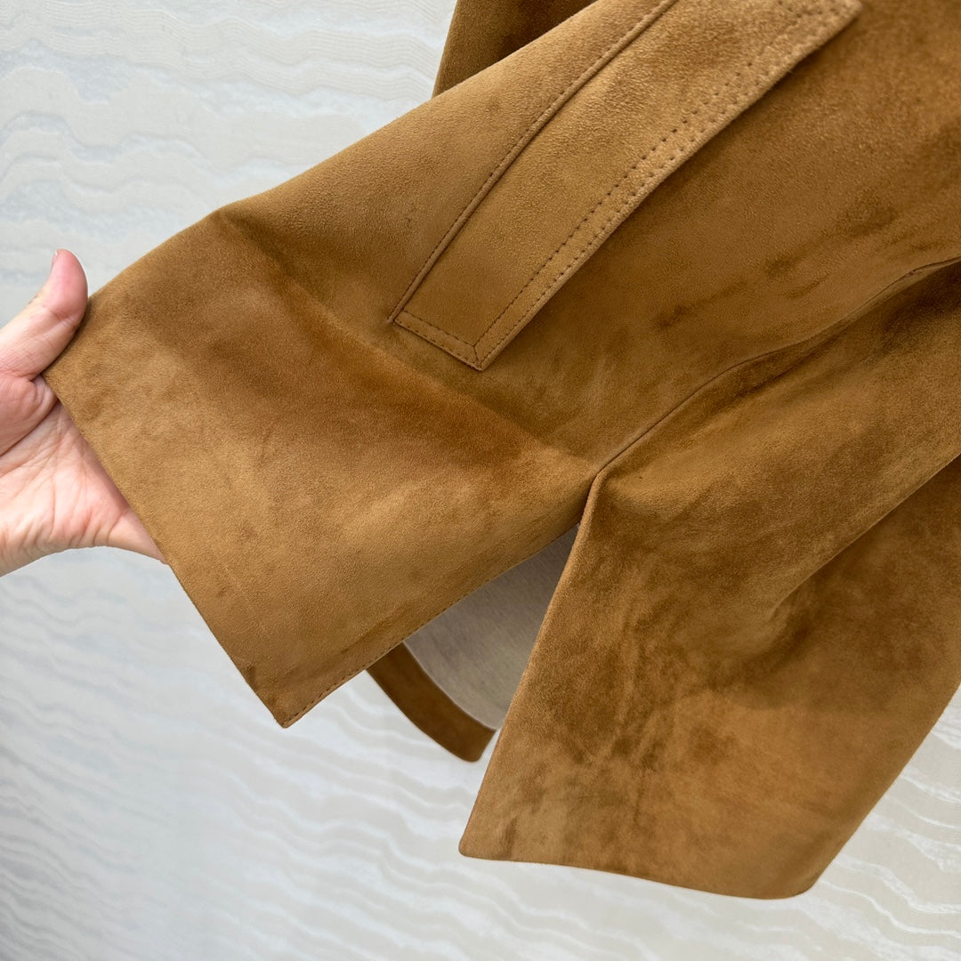 LP 25 Jacket Camel Suede Fabric 314020