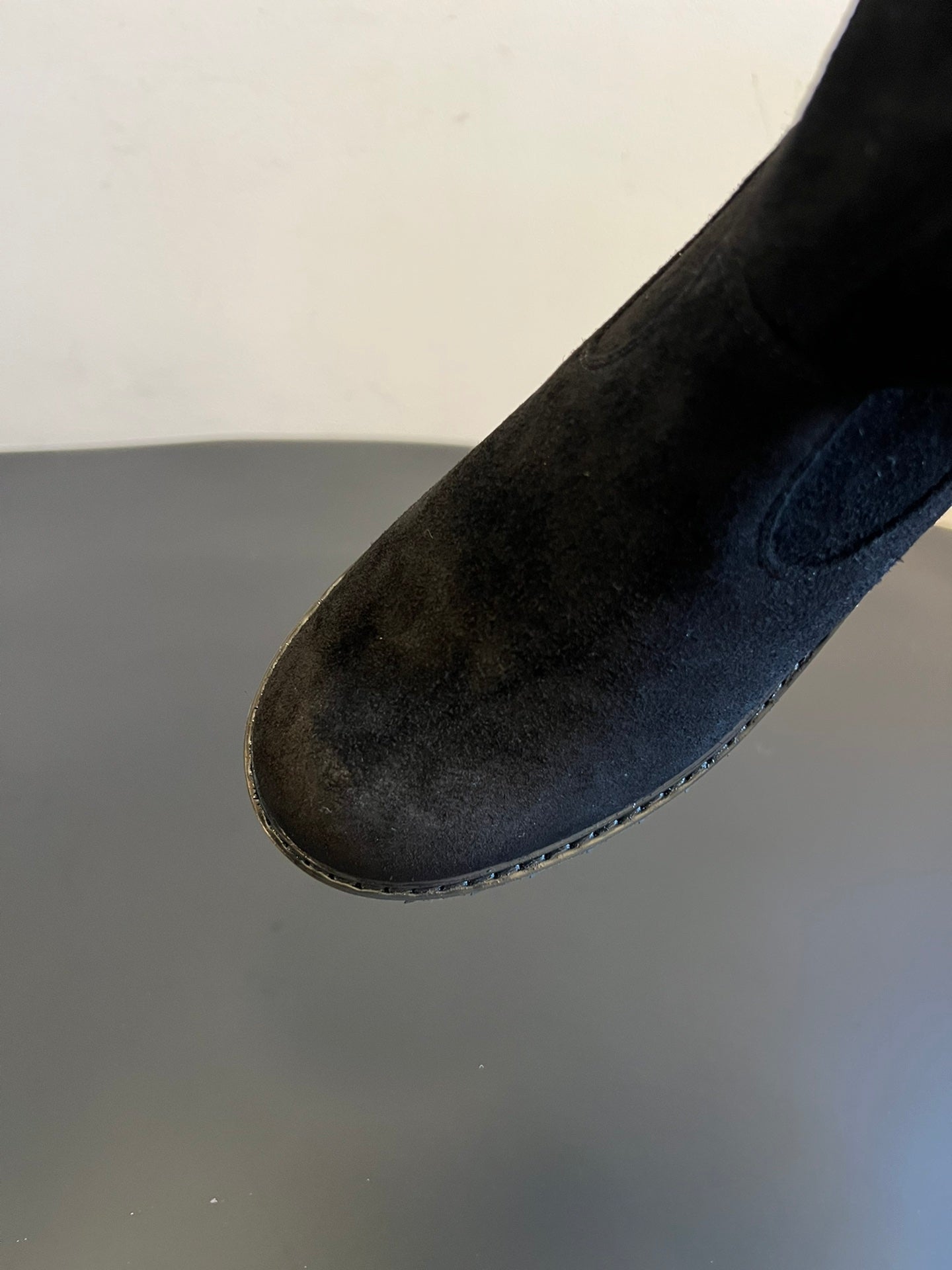 The Row 2025 Boot Black Suede 561644