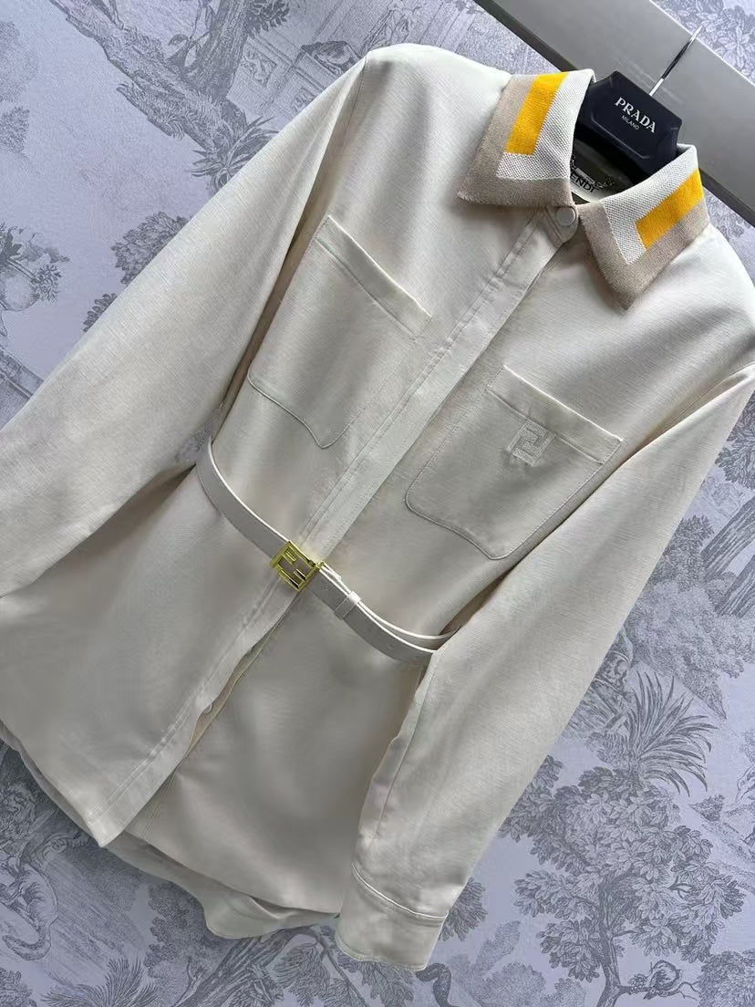 FF Beige Cotton Go-to Jacket