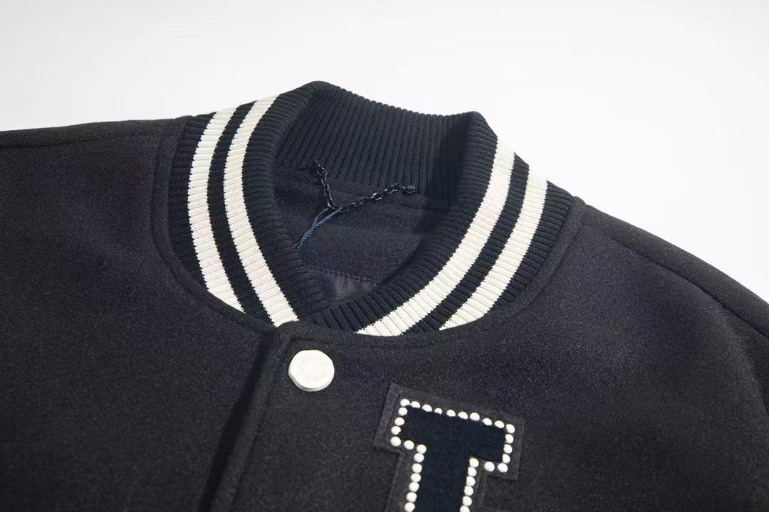 LV Signature Varsity Blouson Black White