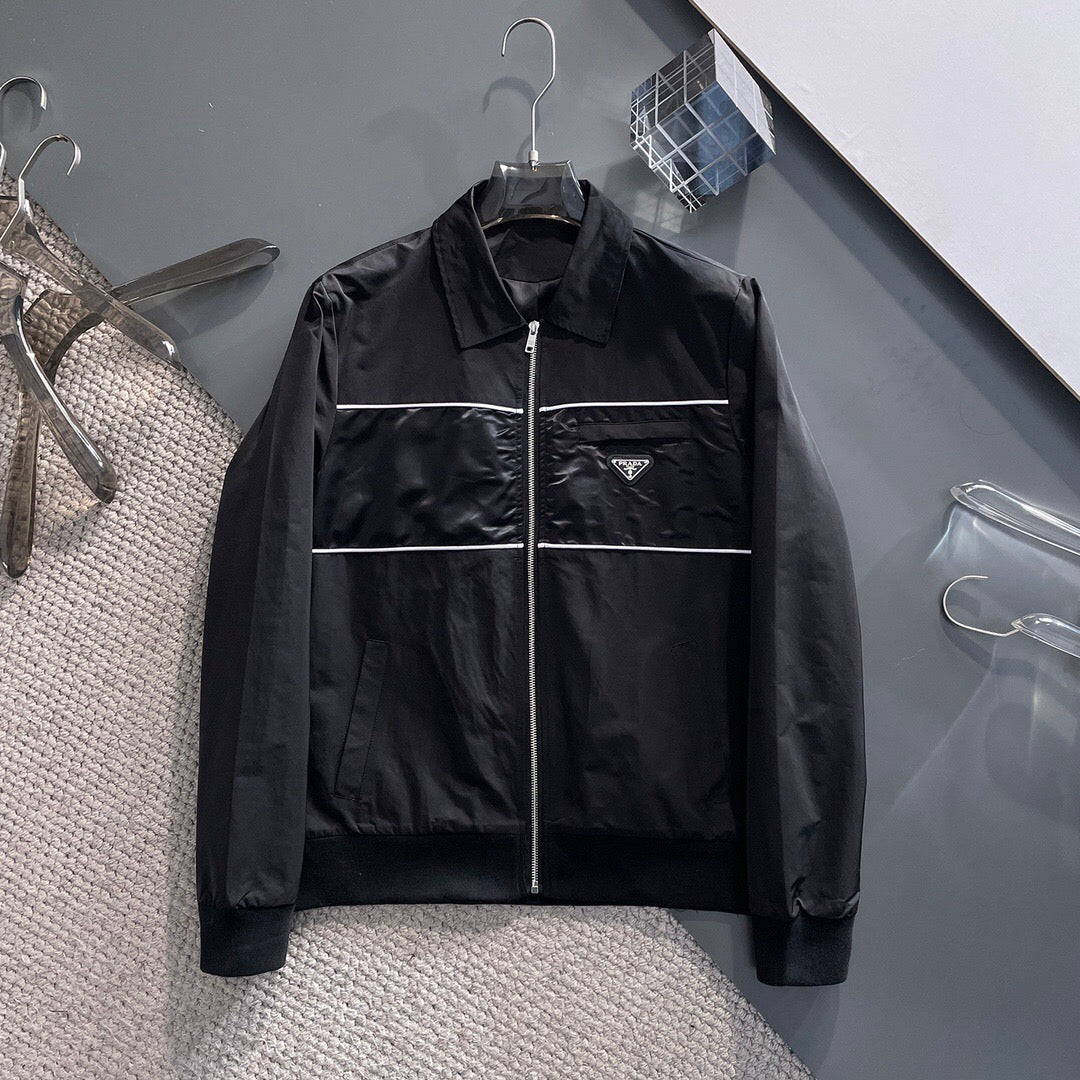 Prada Black/White Jacket  with Re-Nylon