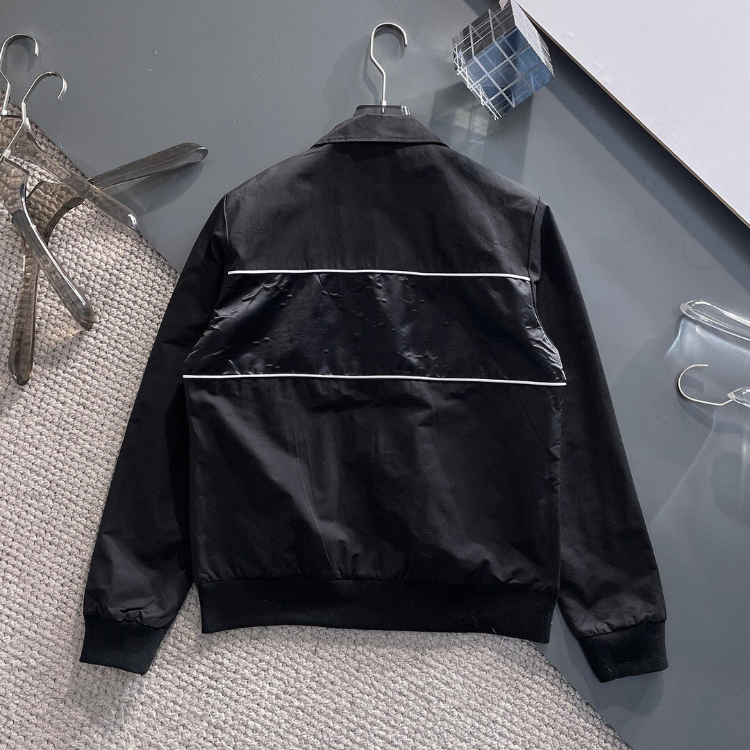 Prada Black/White Jacket  with Re-Nylon