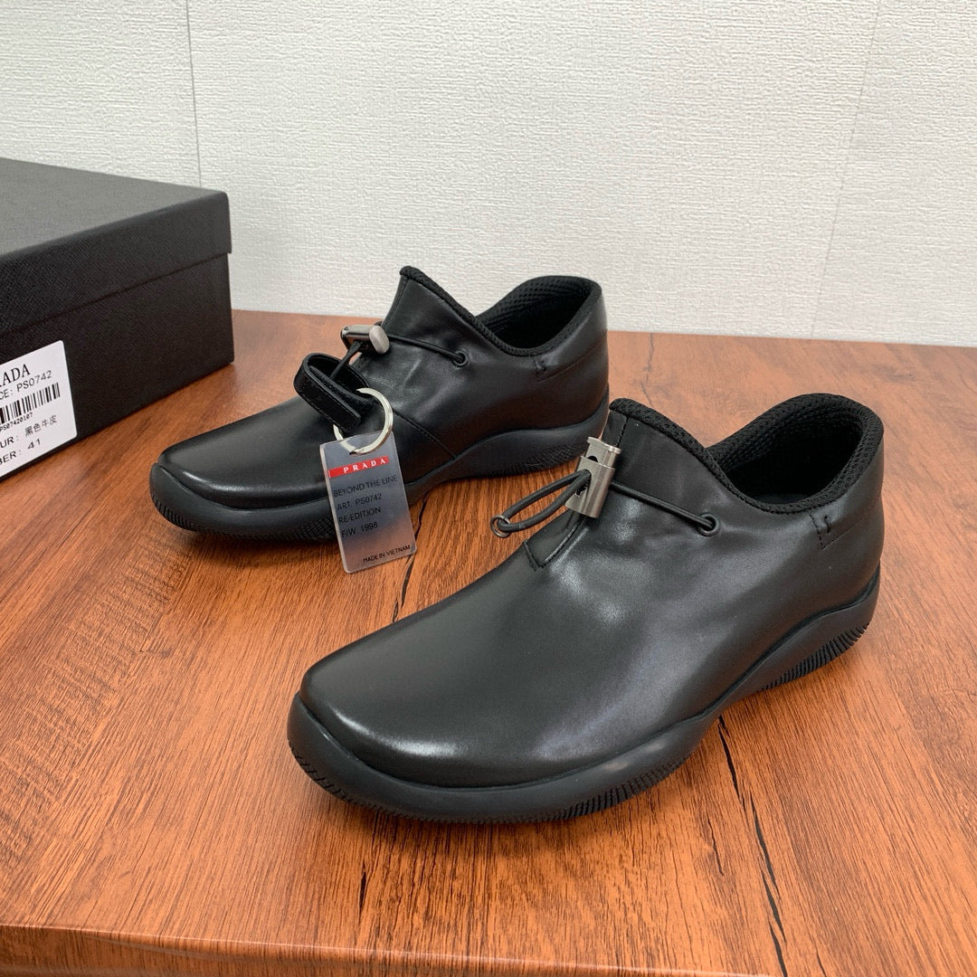 Prada Toblach Sneaker Black calfskin