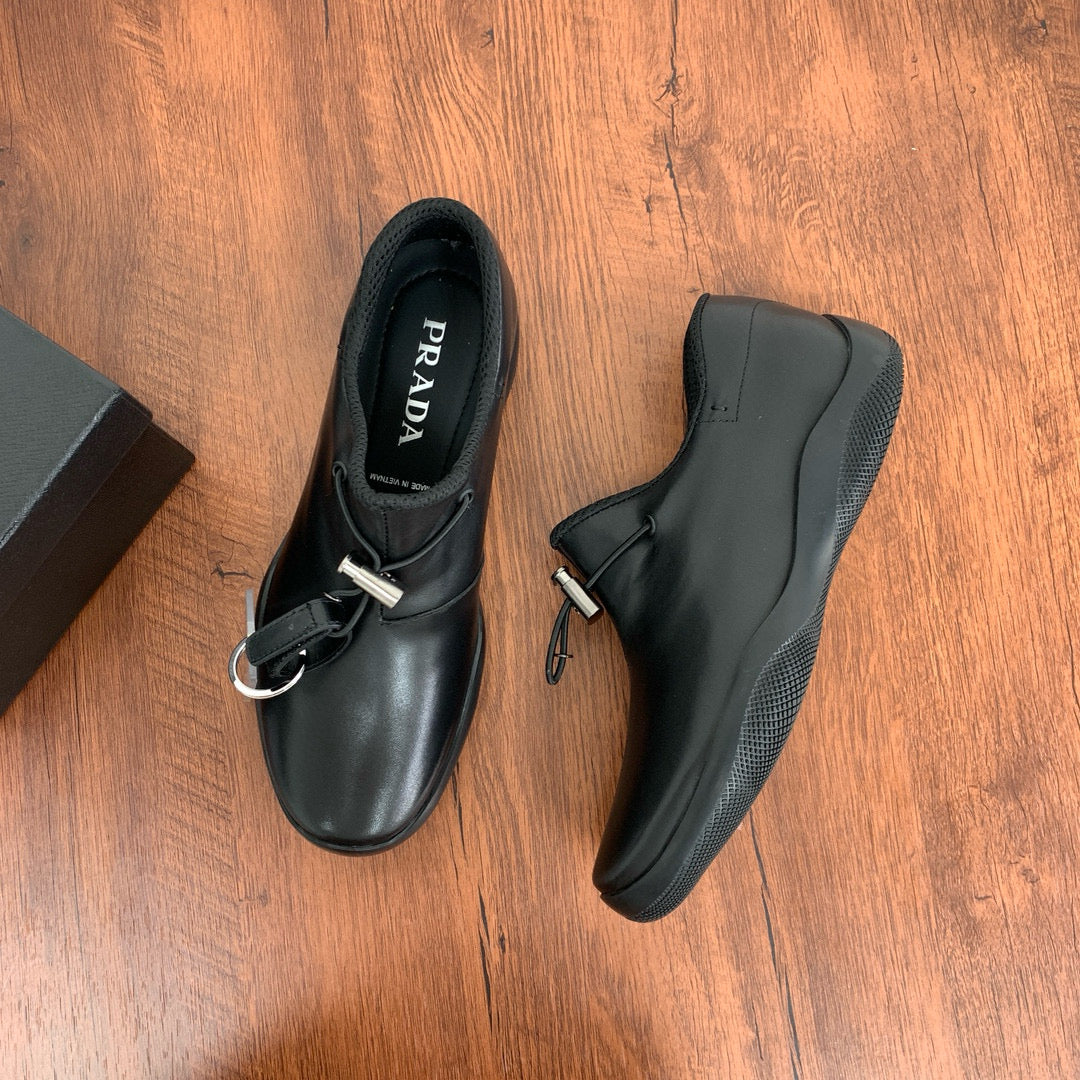 Prada Toblach Sneaker Black calfskin