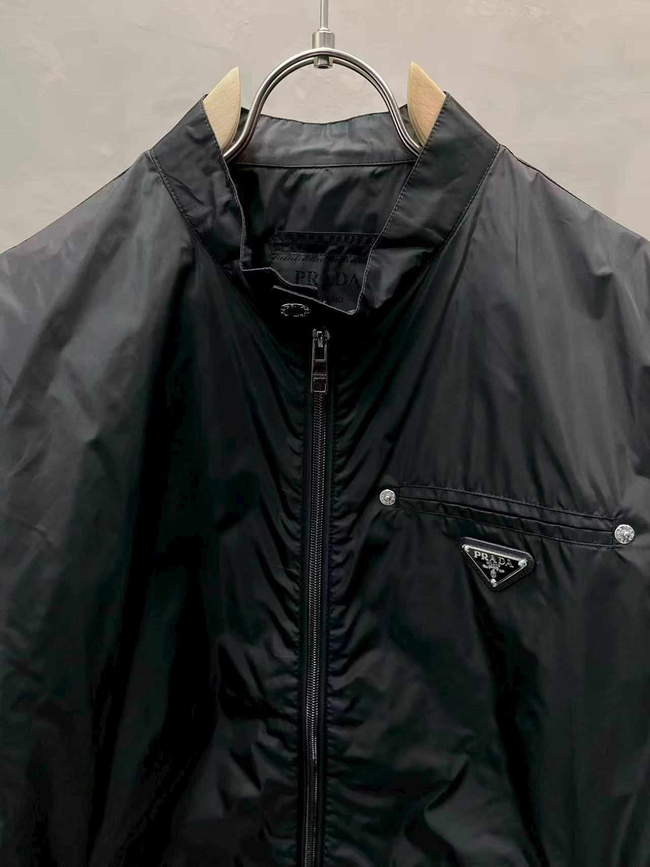 Prada Track Jacket Black Polyamide