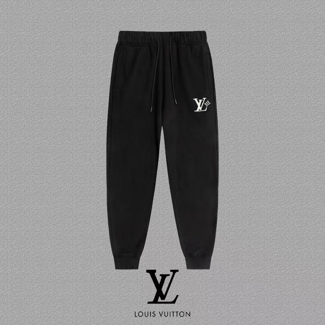 LV 25 Pant Black Cotton