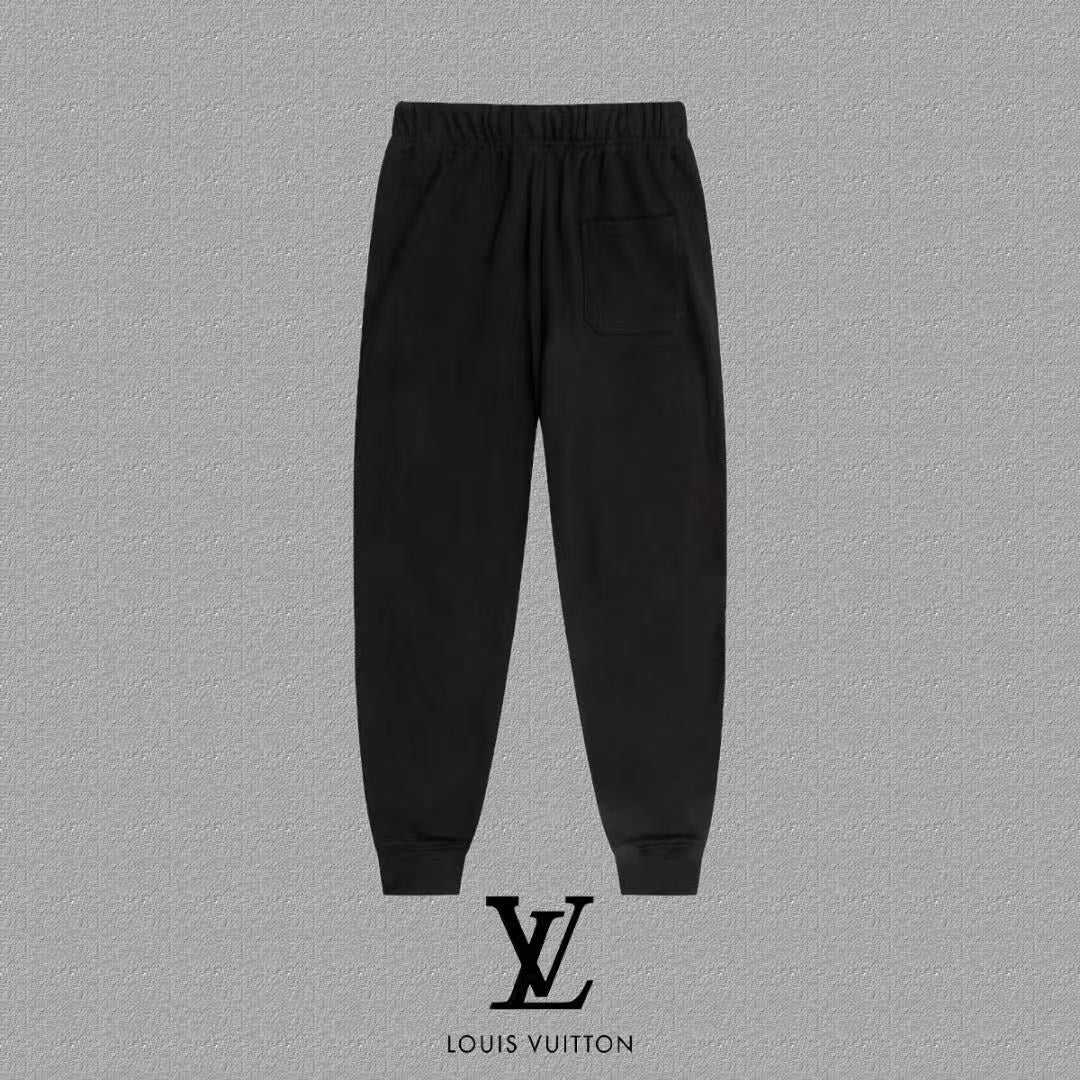 LV 25 Pant Black Cotton